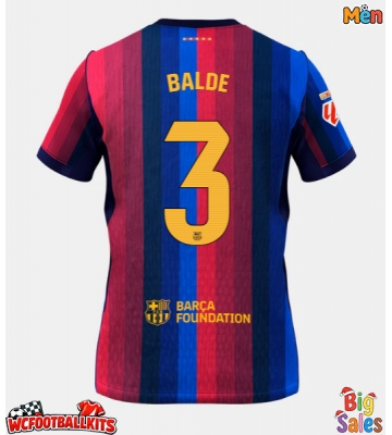 Barcelona Alejandro Balde #3 Replica Home Stadium Shirt 2026-27 Short Sleeve